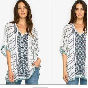 Johnny Was Cherpas Embroidered Poncho